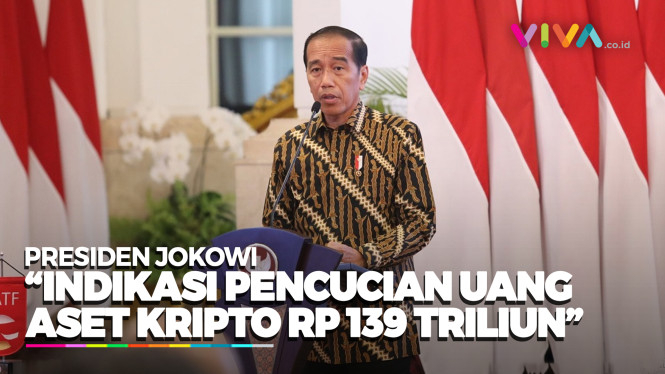 Jokowi Endus Pencucian Uang Lewat Aset Kripto Rp139 T