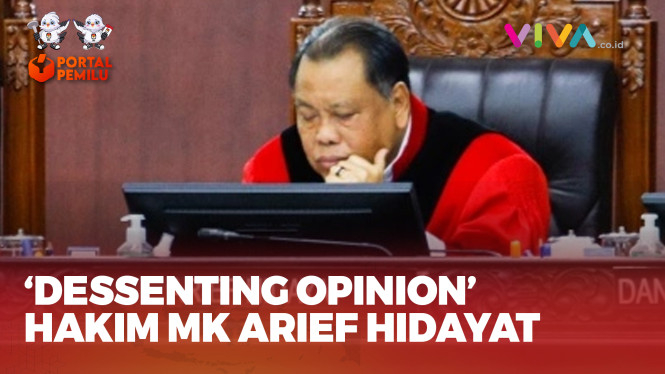 [FULL] Hakim MK Arief  Hidayat Bacakan Dessenting Opinion