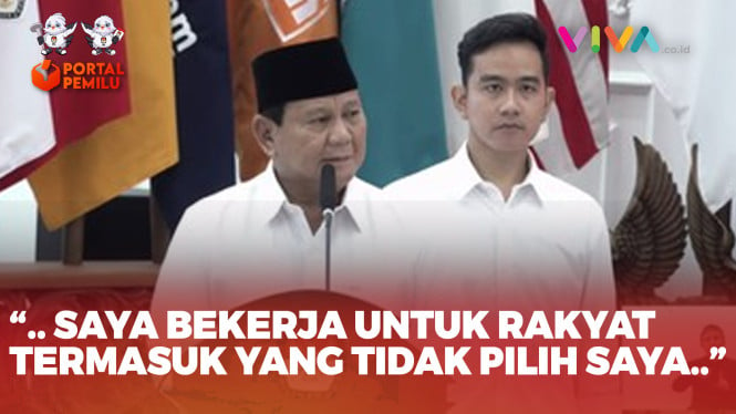 [FULL] Pidato Prabowo Subianto Usai Ditetapkan Jadi Presiden