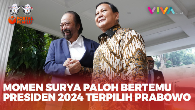 Pertemuan Prabowo dan Surya Paloh di Kediaman Kertanegara