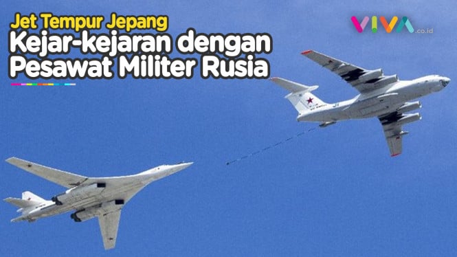 Aksi Pesawat Pengintai Rusia Vs Jet Jepang
