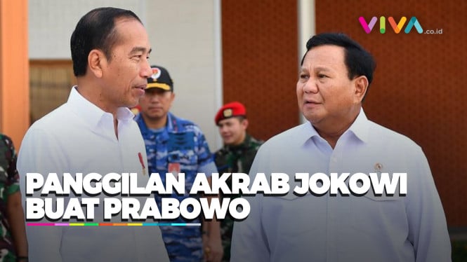 Prabowo Ungkap Panggilan Akrab Jokowi untuk Dirinya