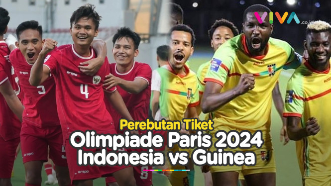 Indonesia vs Guinea Rebutan Tiket Terakhir Olimpiade 2024