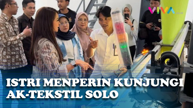 Istri Menteri Perindustrian Berkunjung ke AK-Tekstil