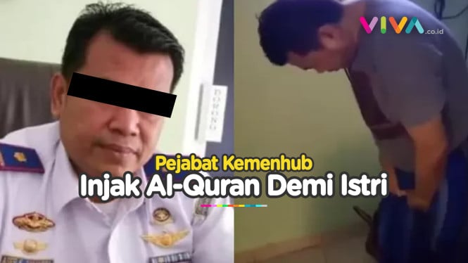 Rekaman Petinggi Kemenhub Injak Al-Quran Demi Sang Istri