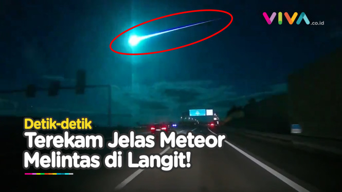 Langka! Hujan Meteor Bikin Langit Jadi Terang Benderang