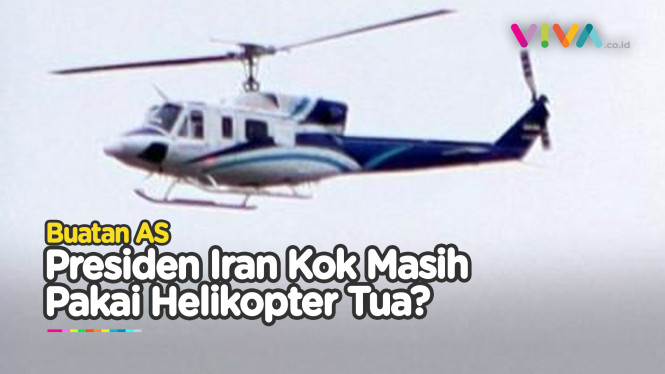 Presiden Iran 'Dibiarkan' Pakai Helikopter Tua Produksi AS