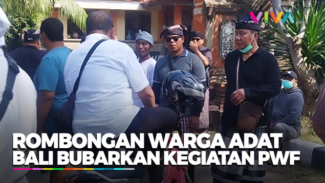 Tandingan WWF Ditolak, Masyarakat Bali Bubarkan Kegiatan PWF