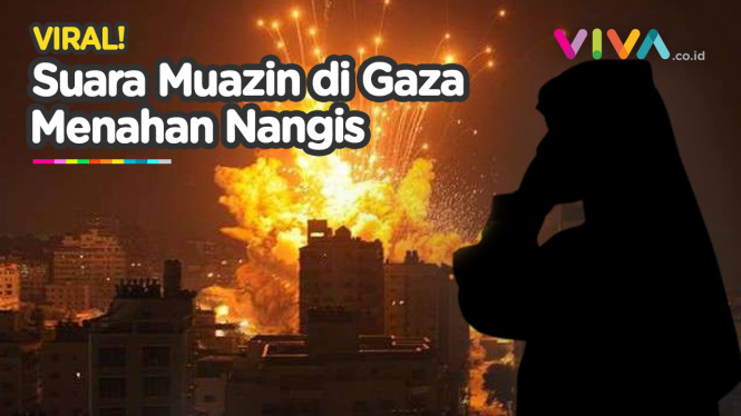 Lirih Kumandang Azan di Jalur Gaza Bikin Hati Bergetar