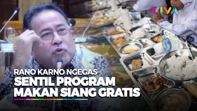 Nada Emosi Rano Karno Kritik Program Makan Siang Gratis