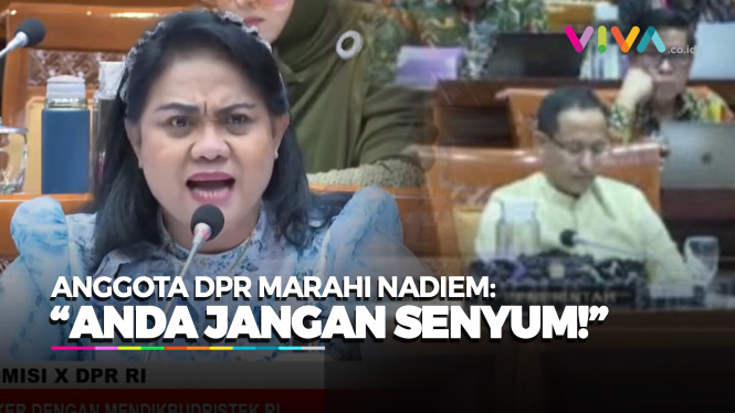 GEBRAK MEJA! Nadiem Makarim Terdiam Diamuk Anggota DPR