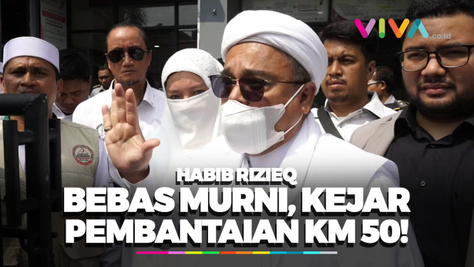 Bebasi! HRS Berapi-api Kejar Pelaku KM 50 Sampai Akhirat