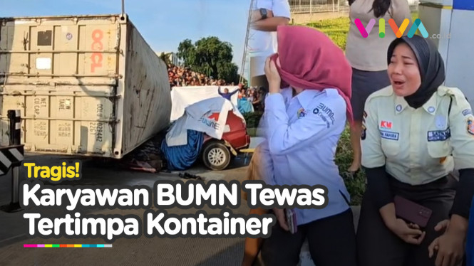 Video Karyawan BUMN di Medan Tewas Tertimpa Kontainer