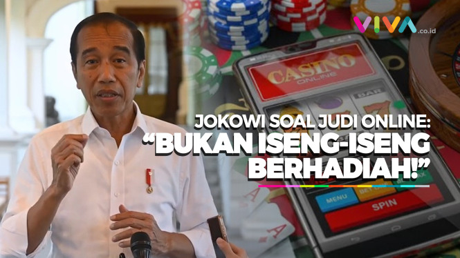 TEGAS! Jokowi Serius Perangi Judi Online