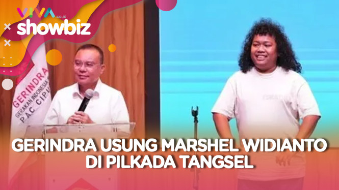 Komika Marshel Widianto Diusung Gerindra di Pilkada Tangsel