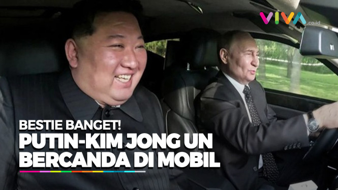 Putin Sopiri Kim Jong-un Pakai Mobil Limosin Rusia