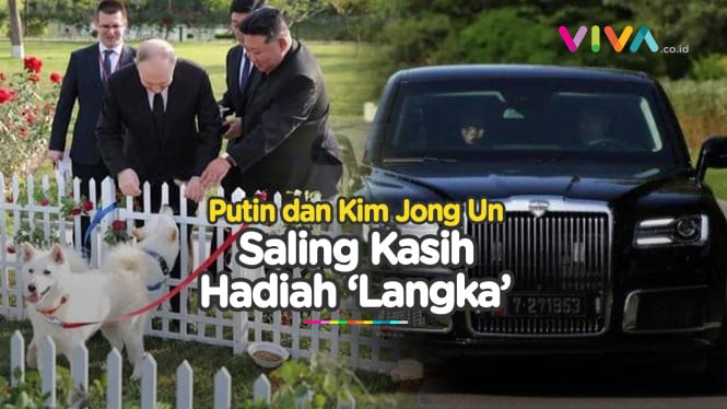 Kim Jong Un-Putin Saling Beri Hadiah, Mobil Mewah Berbalas..
