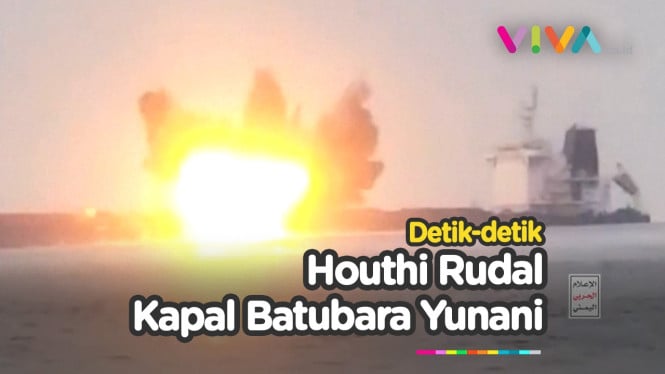 Duar! Rudal Houthi Hantam Kapal Pengangkut Batubara Yunani