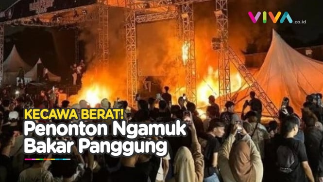 Konser Guyon Waton Berujung Aksi Pembakaran, Ini Sebabnya..