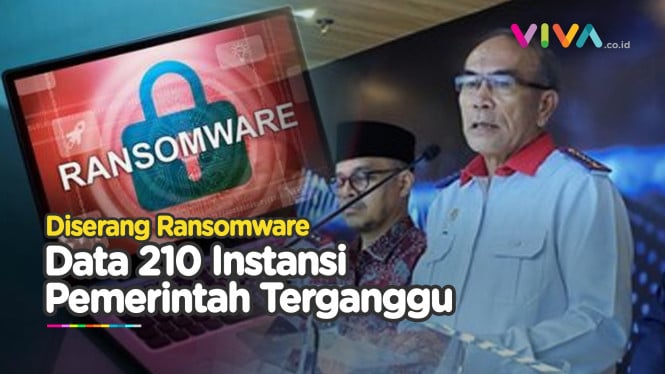 Diserang Ransomware, 210 Data Instansi Pemerintah Terganggu