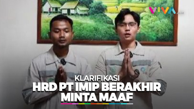 Momen HRD PT IMIP Minta Maaf ke Karyawan 'Sampah'