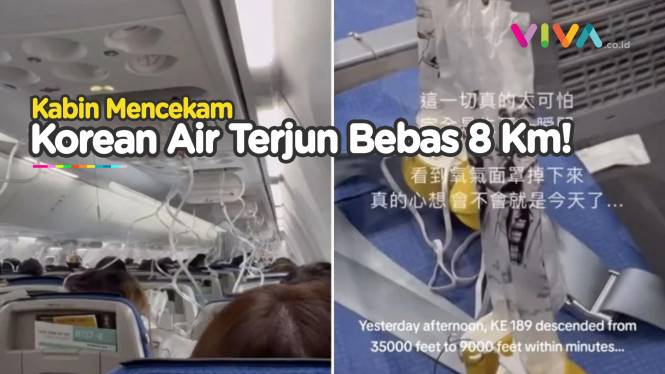Korean Air Alami Turbulensi Parah, Terjun Bebas 8 KM
