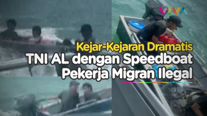 Bak Action Film, TNI AL Kejar Pekerja Migran Ilegal
