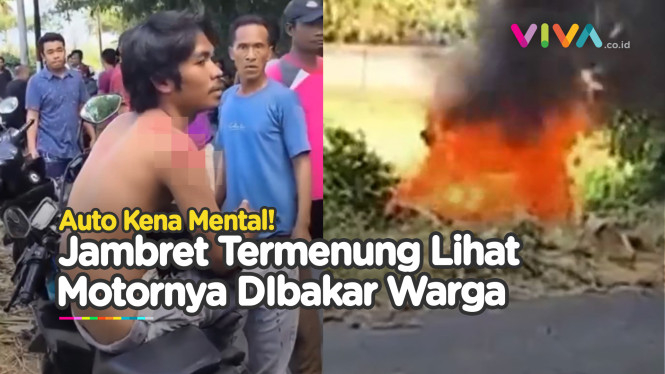 TRAUMA BERAT! Nekat Jambret Ibu-ibu, Pelaku KO Diamuk Massa