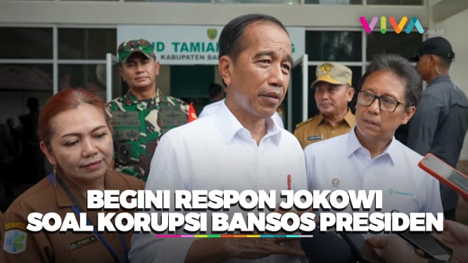 Jokowi Soal KPK Usut Tuntas Korupsi Bansos Presiden