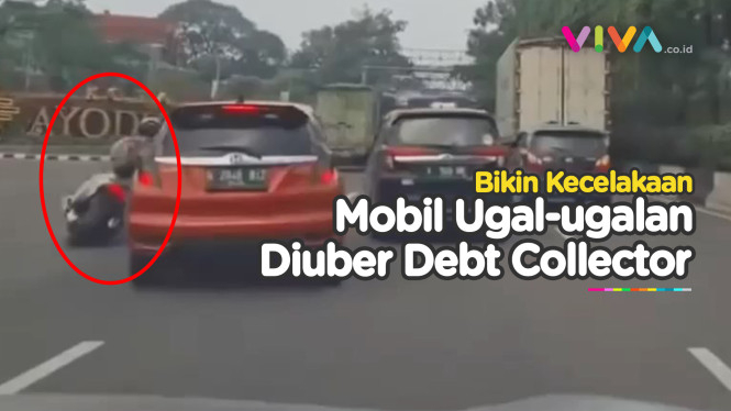 Kejar-kejaran Mobil Bikin Kecelakaan di Kota Tangerang