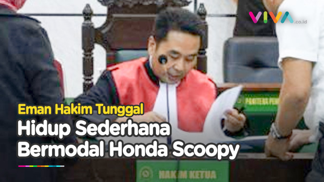 Sederhana, Hakim Eman Cuma Punya Motor Scoopy 2013