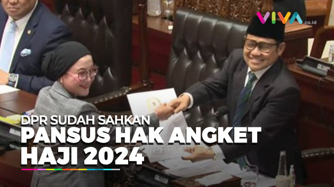SAH! DPR Sahkan Pansus Hak Angket Haji 2024