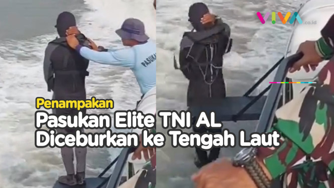 Begini Latihan Pasukan Elite TNI AL Kopaska di Laut Lepas