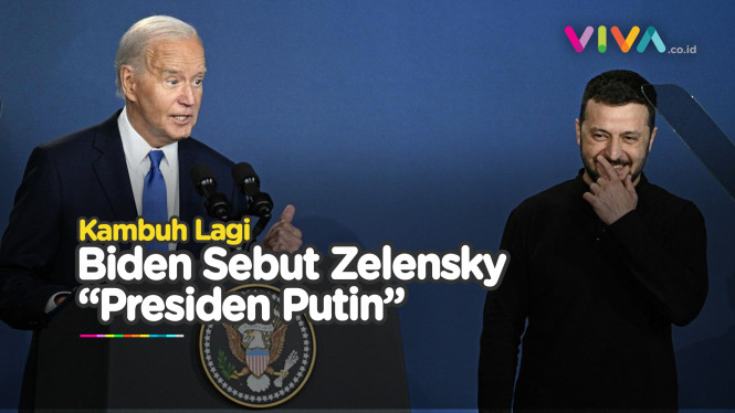 Biden Perkenalkan Zelensky Dengan Nama Musuh Bebuyutan