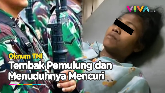 VIDEO Oknum TNI AU Tembak Pemulung Wanita