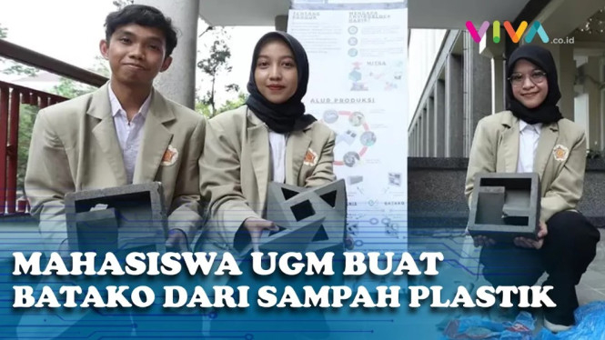 Batako Tahan Gempa dari Sampah Ala Mahasiswa UGM