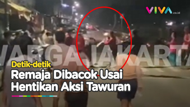 Tegur Aksi Tawuran! Kepala Pria Ini Bocor Usai Dibacok