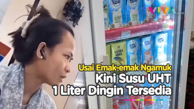 NGAMUK di Minimarket, Kini Susu 1 LITER Ada Didalam Kulkas