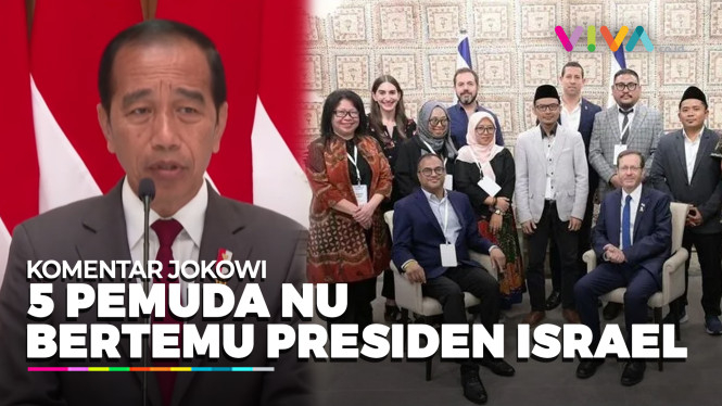 Respon Jokowi soal 5 Tokoh Muda NU Bertemu Presiden Israel