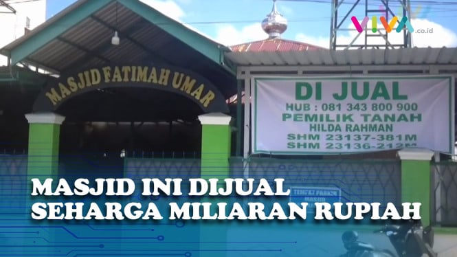 Masjid Dijual Bikin Heboh Warga Makassar, Ini yang Terjadi