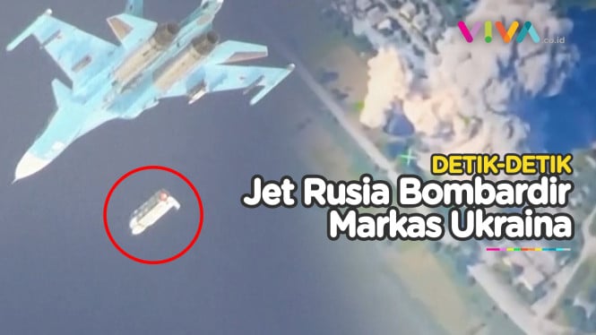 PERDANA! Bom Udara 3 Ton Diluncurkan Jet Tempur Su 34 Rusia