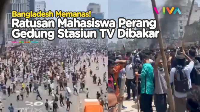 Bangladesh Kacau-balau! Mahasiswa vs Polisi, Puluhan Tewas