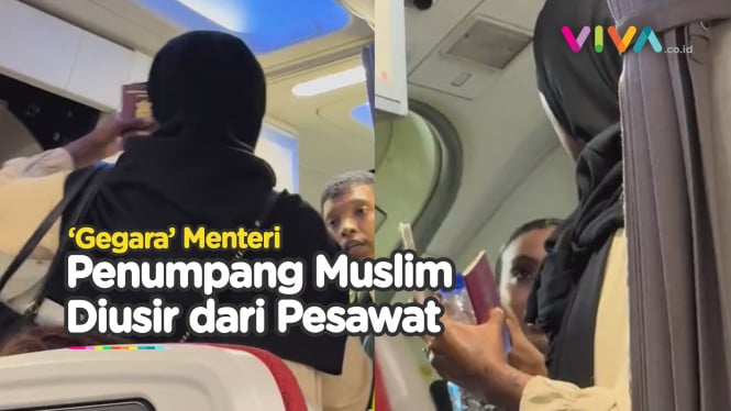 VIDEO Penumpang Muslim Diusir dari Pesawat