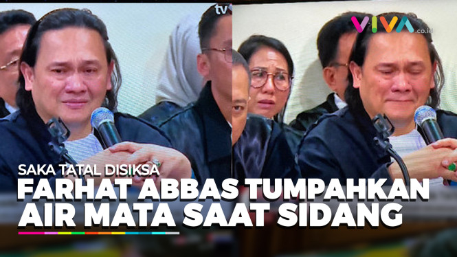 Penuh Tangis, Farhat Abbas dan Sepupu Saka Tatal Sesegukan