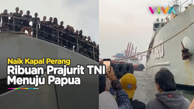 DETIK-DETIK Kapal Perang TNI Menuju Papua