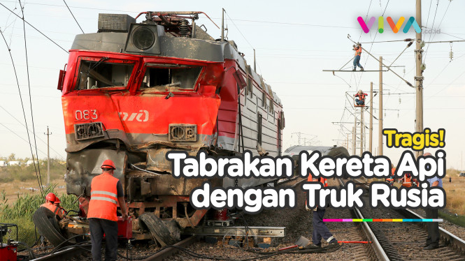 Tabrakan Kereta dan Truk di Rusia, Ratusan Mayat Berhamburan