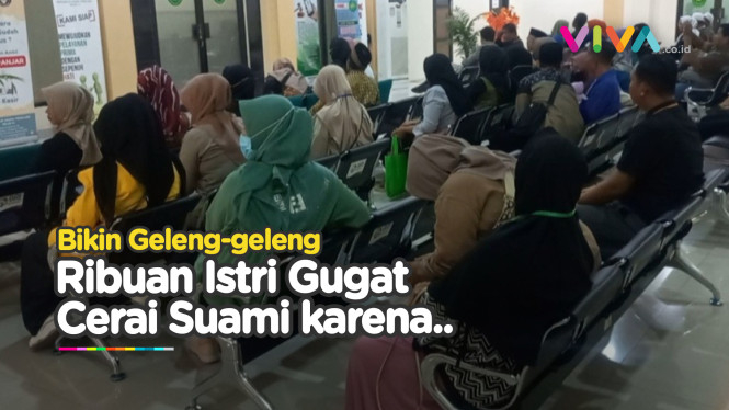 Ribuan Istri Gugat Cerai Suami Gegara Hal Ini...