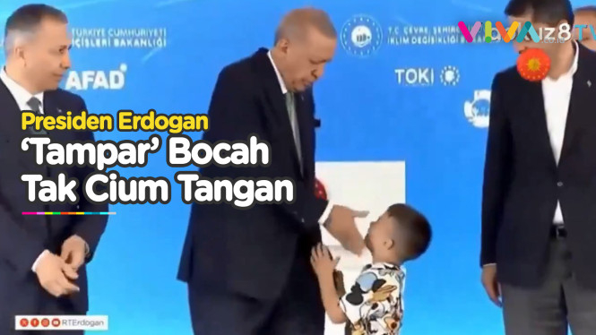 REKAMAN Video Erdogan 'Tampar' Bocah Perkara Cium Tangan