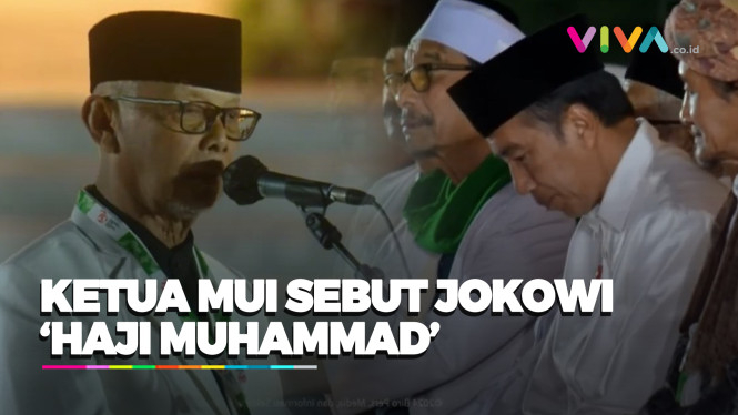 Pujian Ketua MUI Buat Jokowi hingga Sebut 'Haji Muhammad'