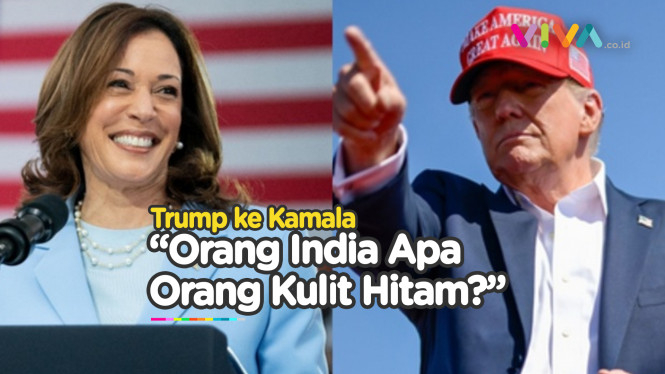 Donald Trump Menanyakan Ras Kamala Harris